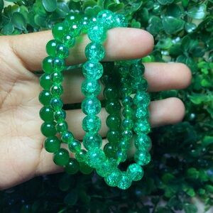 green pack handmade bracelet (3bracelets) unisex